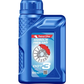 Hidrolik Fren Yağı Dot 3, 0,5 л
